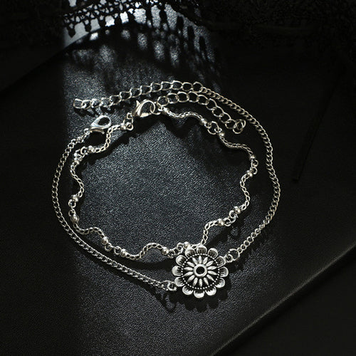 Beauiful Flower Ankle Chain